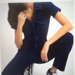 Good American Fit for Success Soft Sculpt Jumpsuit Indigo 377